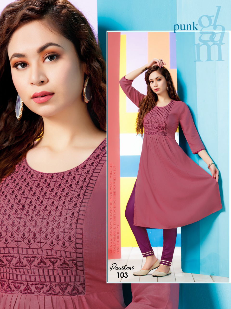 Ft Panihari Latest Designer Ethnic Wear Kurti With Bottom Collection